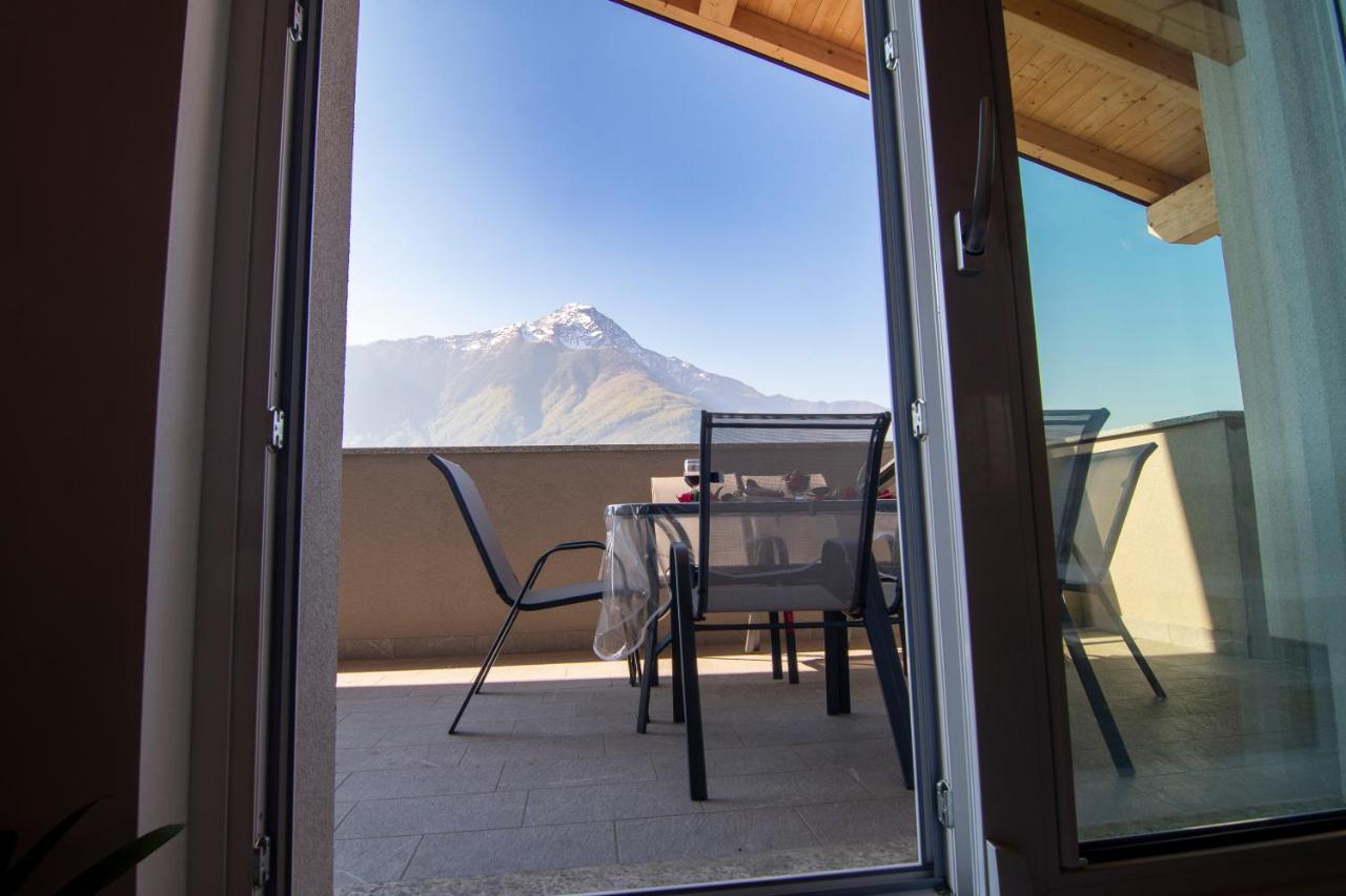 Ferienwohnung Attico Bella Vista Dubino Exterior foto